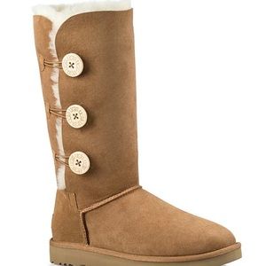 UGG® Bailey Suede Button Water-Repellent Boots
